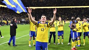 Viktor Gyökeres foi o herói da Suécia no playoff