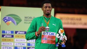 Gerson com a medalha de ouro