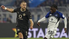 Fábio Baldé em ação pelo Hamburgo