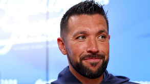 Farioli em conferência de imprensa