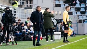 Nuno Campos durante um encontro da Liga húngara