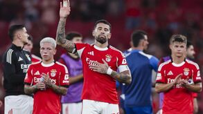 Otamendi depois do erro no Benfica-Santa Clara