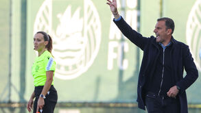 Sotiris Silaidopoulos no jogo contra o Alverca