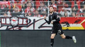 Pereira Lage festeja golo frente ao Union Berlim