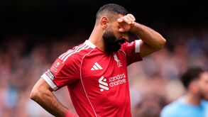 Salah no Manchester City-Liverpool