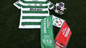 Camisola do Sporting e camisola de jogo
