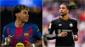 Lamine Yamal e Michael Olise têm-se destacado, respetivamente, em Barcelona e Bayern Munique