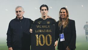 Larrazabal chegou ao centésimo jogo pelo Casa Pia contra o Benfica