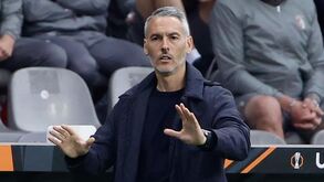 Carlos Vicens durante o Sp. Braga-Betis