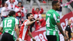 Grillitsch durante o Sp. Braga-Betis