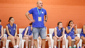 João Santos, treinador das sub-14 femininas da AB Açores