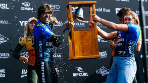 Miguel Pupo e Gabriela Bryan vencem em Bells Beach