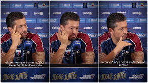 «Fizeste a pergunta e eu ouvi, agora vou responder e tu vais ouvir, se não encerramos por aqui»