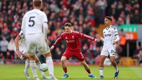 Jogo entre Liverpool e Fulham na Premier League