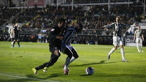 Jogo entre E. Amadora e Sporting CP na Liga Portugal