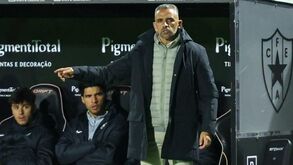 Rui Borges durante o E. Amadora-Sporting