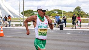 João Vieira e Eduardo Camarate no Mundial de marcha de seleções