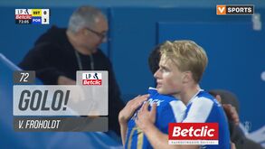 Lance tirado a papel químico do primeiro: Froholdt fez assim o 3-0 para o FC Porto