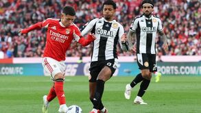 Prestianni anima jogo entre Benfica e Nacional