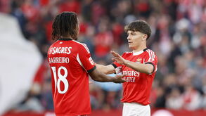 Gonçalo Moreira estreou-se pela equipa principal do Benfica