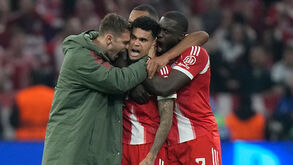 Jogadores do Bayern Munique fazem a festa frente ao Real Madrid