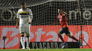 Rodrigo Alonso festeja o golo marcado ao Famalicão