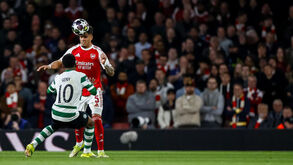 Geny Catamo foi o melhor elemento do Sporting em Londres, frente ao Arsenal