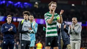 Hjulmand agradece apoio dos adeptos após jogo com o Arsenal