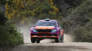 Armindo Araújo ao comando do seu Skoda Fabia