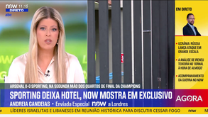 Sporting já deixou Londres: o momento em que o autocarro saiu do hotel rumo ao aeroporto