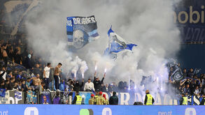 Adeptos do FC Porto na Amoreira 