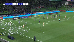 Há invasões e... invasões: dezenas de gaivotas protagonizam momento caricato na liga australiana 