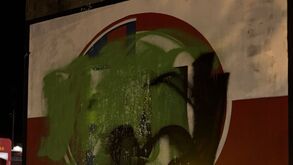 Estádio da Luz vandalizado com pinturas associadas ao Sporting