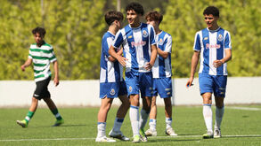 Os jogadores do FC Porto a celebrar 