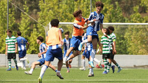 Os jogadores do FC Porto a celebrar 