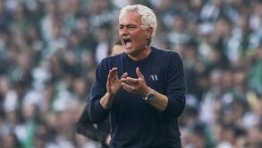 José Mourinho no Sporting-Benfica