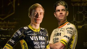 Vingegaard e Van Aert serviram de modelos