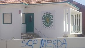 Núcleo do Sporting em Vila Nova de Gaia vandalizado