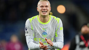 Haaland marcou o golo que derrubou o Burnley