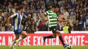 Luís Guilherme no clássico no Estádio do Dragão
