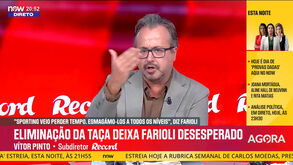 Vítor Pinto: «O Sr. Farioli tem de chorar menos como chorou no Ajax»