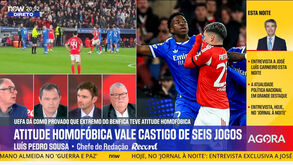 «Decisão da UEFA no caso Prestianni foi a tarde e as más horas e para ninguém ficar mal na fotografia»