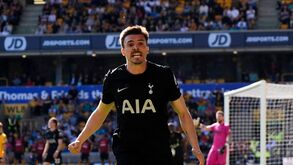 João Palhinha comemora o golo ao Wolves