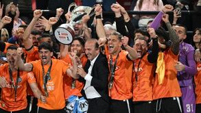 Festa do OFI Creta pela conquista da Taça da Grécia frente ao PAOK após 39 anos