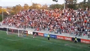 Festa no relvado e na bancada após o apito final: o momento em que o Marítimo garantiu a subida à Liga Betclic