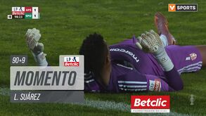 A grande defesa de Adriel aos 90'+9 que segurou o empate ao AVS SAD diante do Sporting