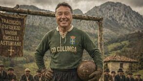 Ángel Mateos González, guarda-redes de 70 anos