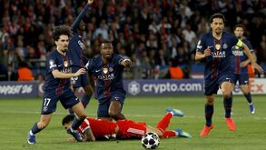 Jogo do PSG-Bayern Munique na primeira mão das meias-finais da Liga dos Campeões