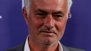 José Mourinho durante o evento da Prima Assicurazioni, em Milão