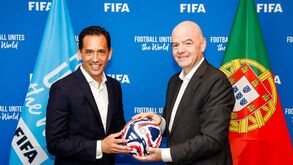 Pedro Proença com Gianni Infantino